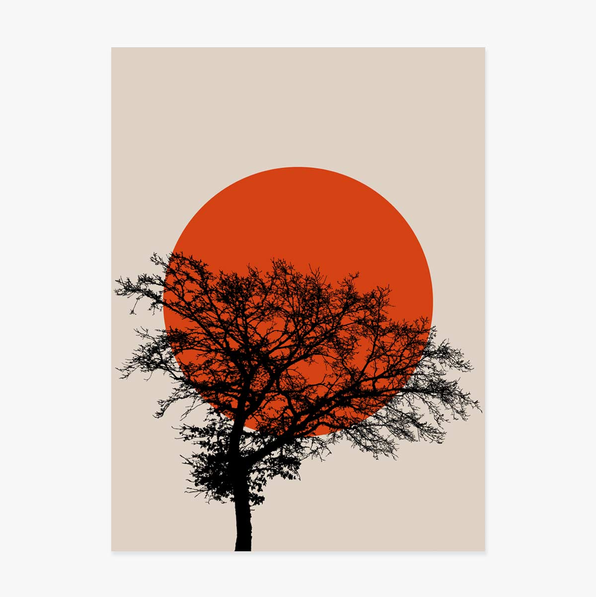 Plakat „Abstract Sun”