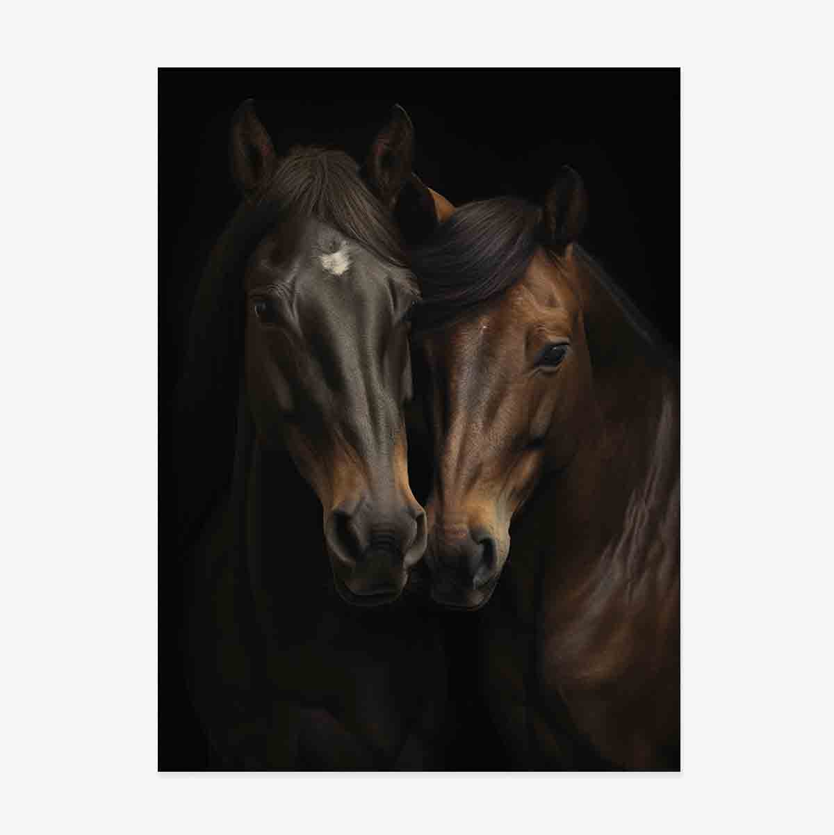 Plakat „Konie”