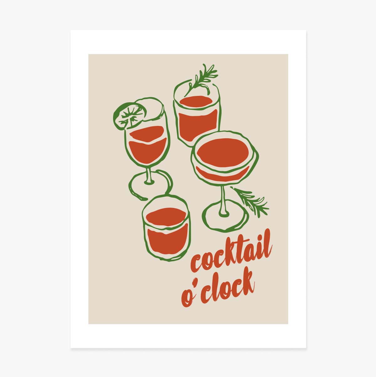 Plakat „Cocktail o