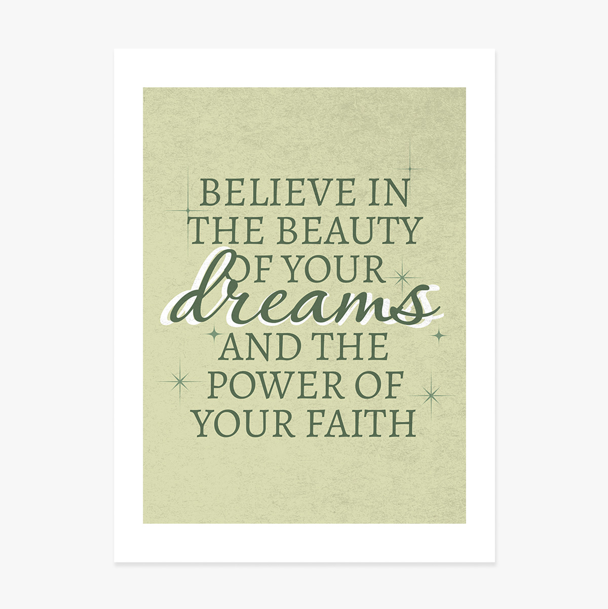 Plakat „Faith”
