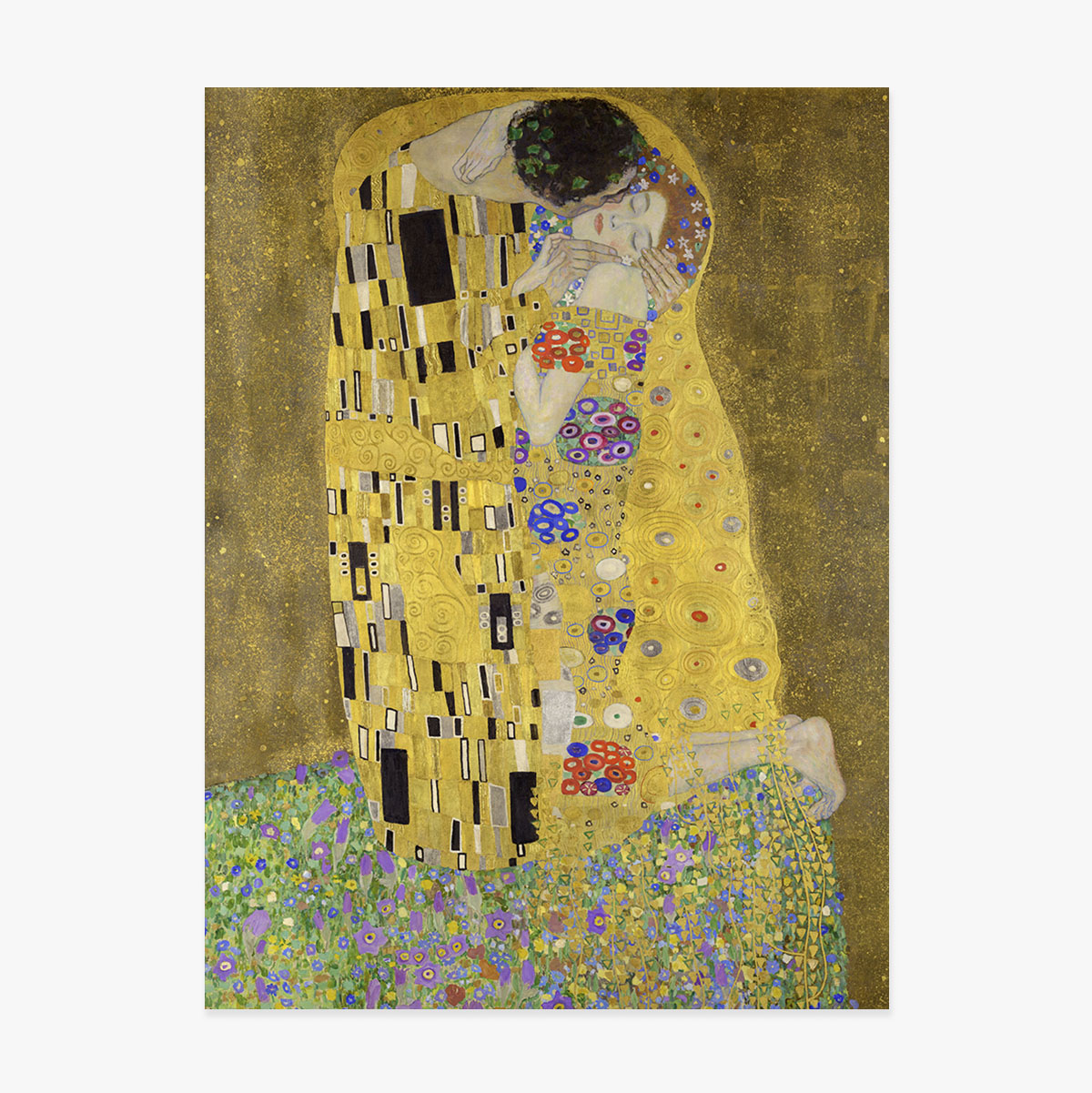 Plakat Gustava Klimta, „Pocałunek”, 1908 r.