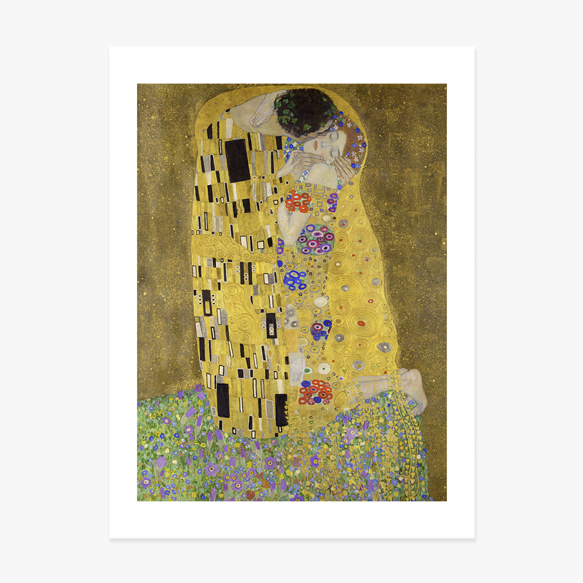 Plakat Gustava Klimta, „Pocałunek”, 1908 r.