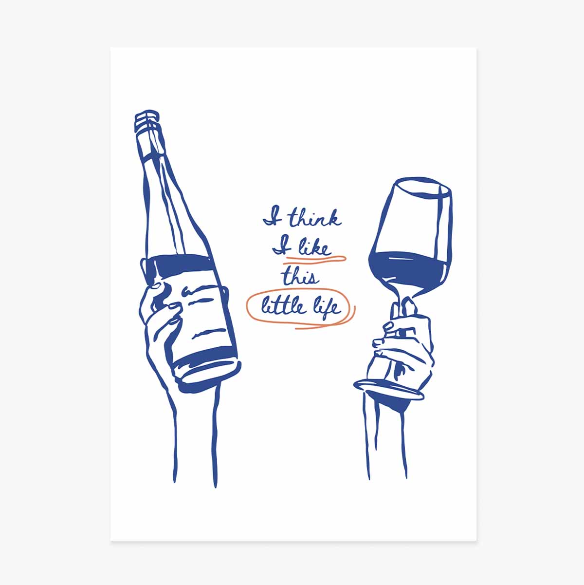 Plakat „I like this little life”