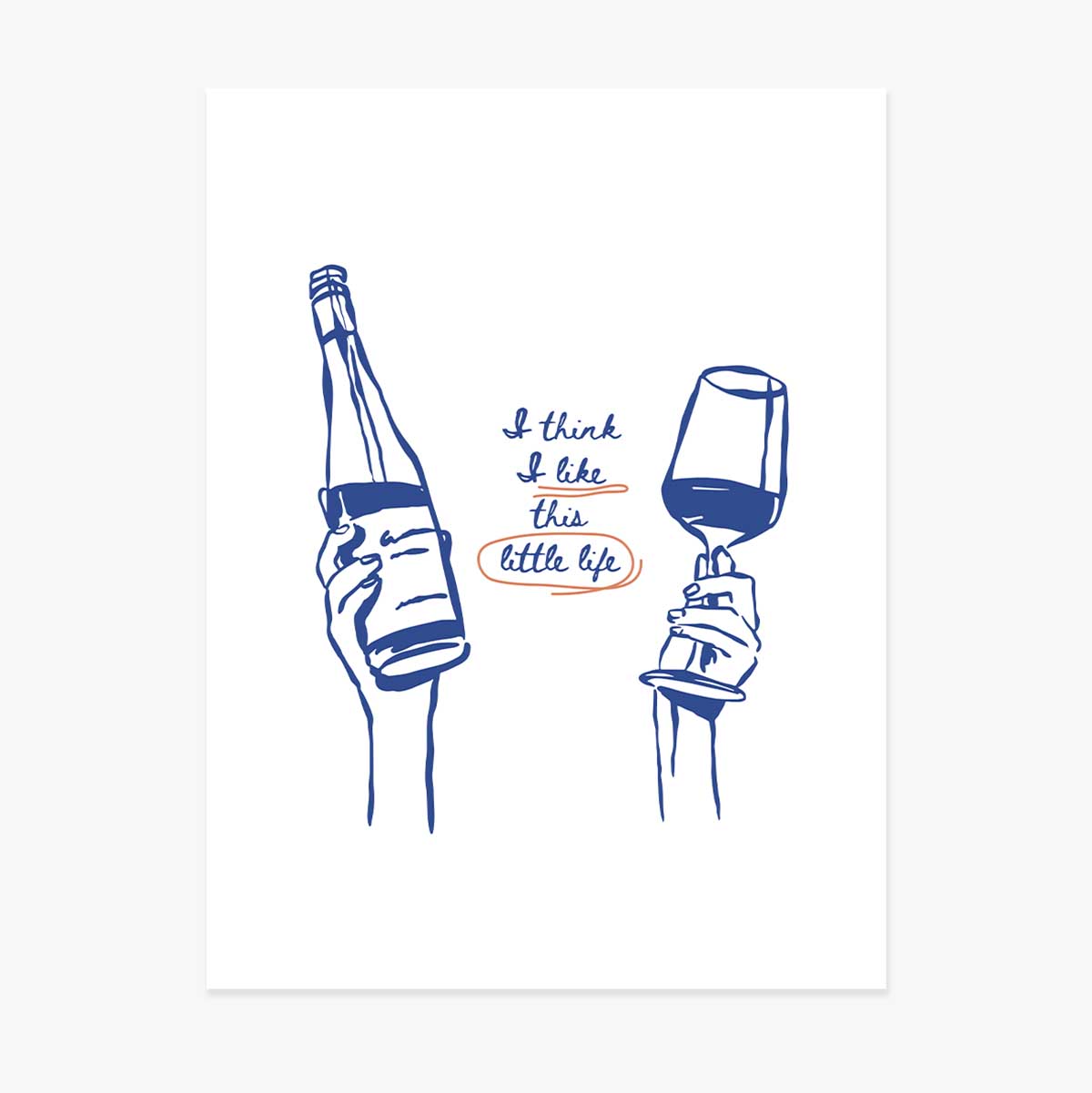 Plakat „I like this little life”
