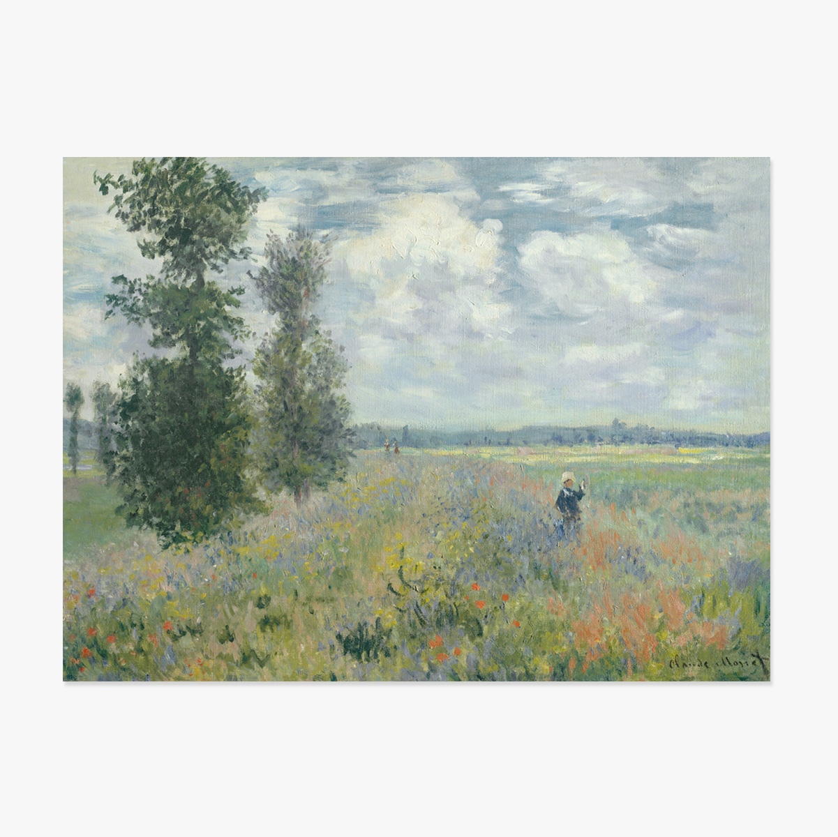 Plakat w formacie poziomym – Claude Monet, Pole maków koło Argenteuil, 1875 r.