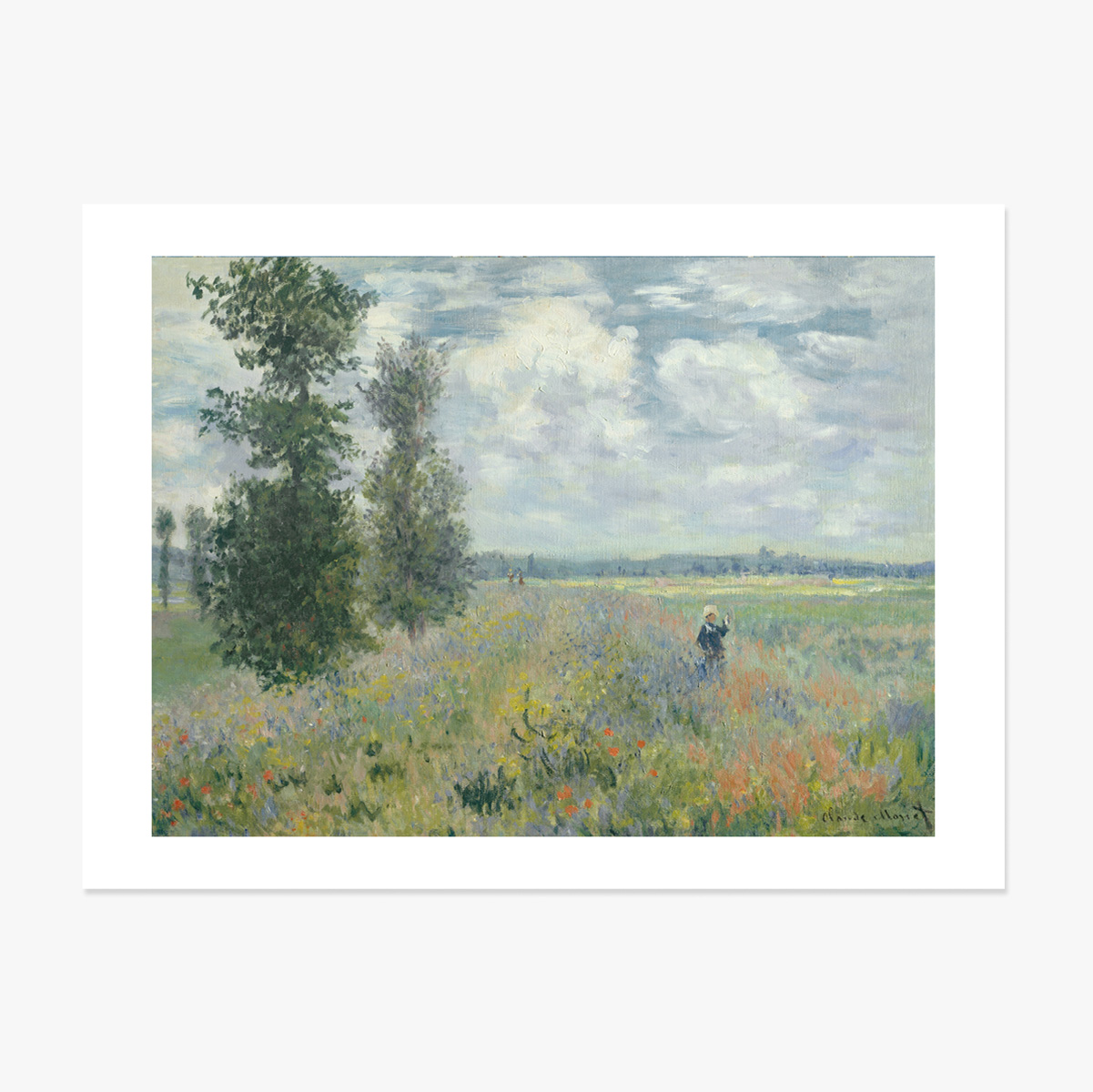 Plakat w formacie poziomym – Claude Monet, Pole maków koło Argenteuil, 1875 r.