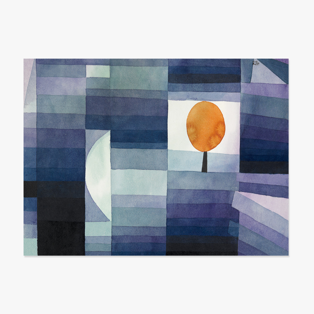 Plakat w formacie poziomym – Paul Klee – Zwiastun wiosny, 1922 r.