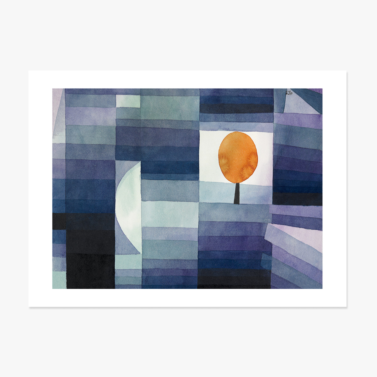 Plakat w formacie poziomym – Paul Klee – Zwiastun wiosny, 1922 r.