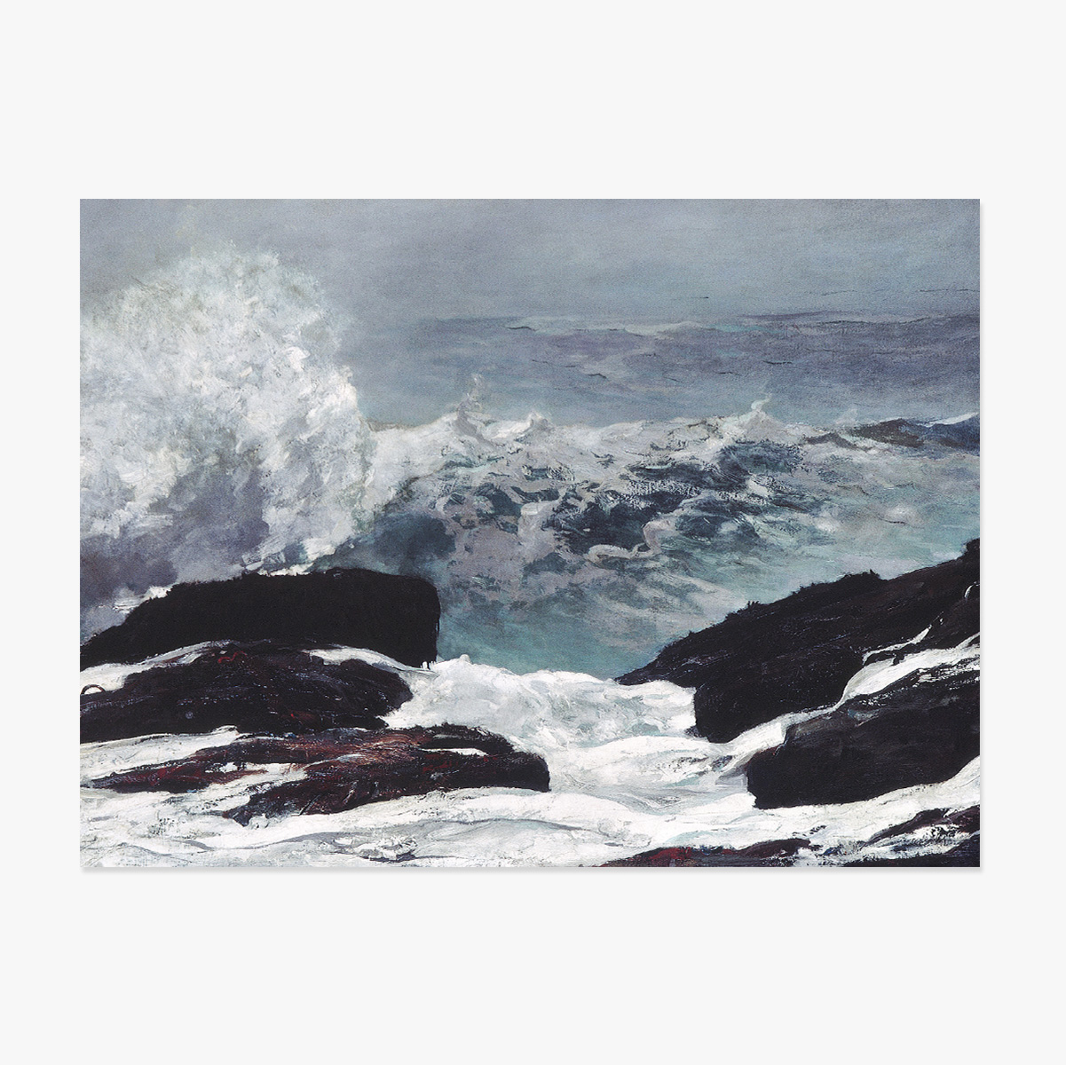 Plakat w formacie poziomym – Winslow Homer – „Northeaster” 1895