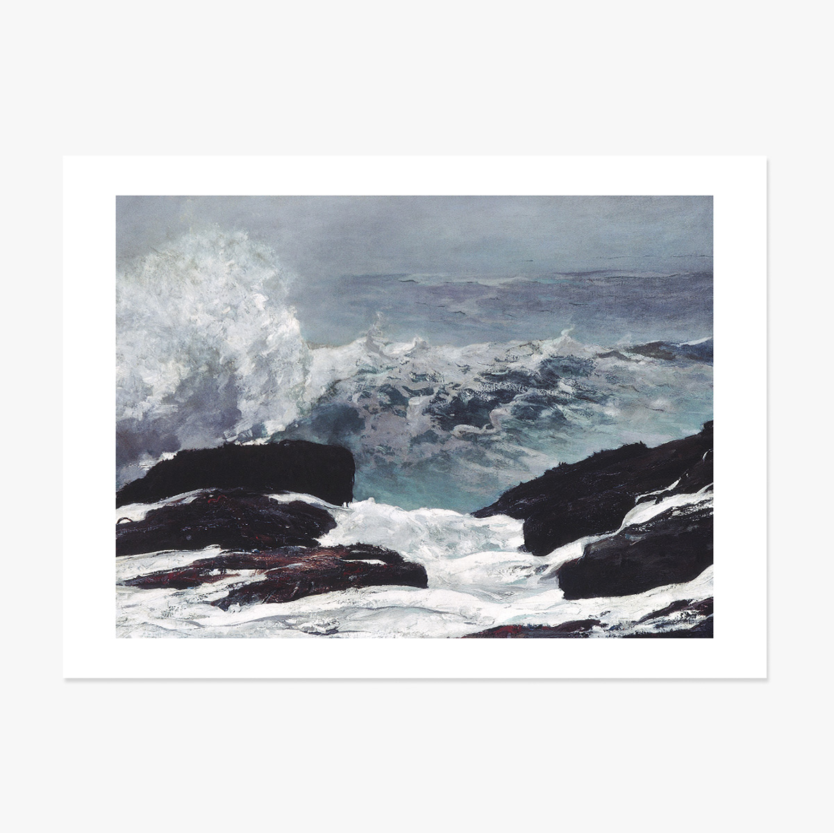 Plakat w formacie poziomym – Winslow Homer – „Northeaster” 1895