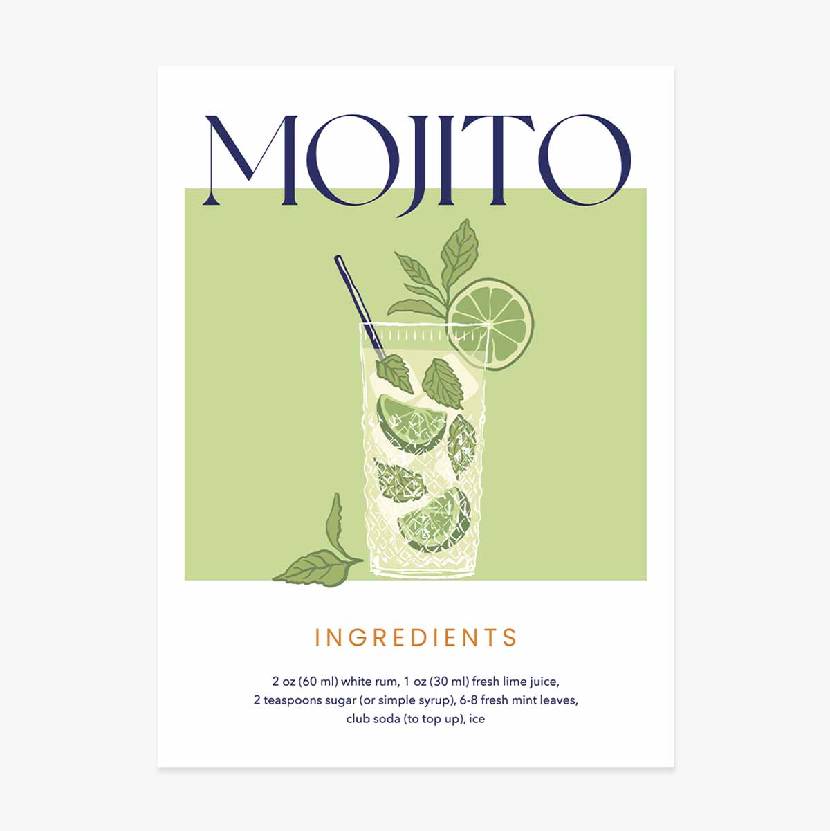 Plakat „Mojito”