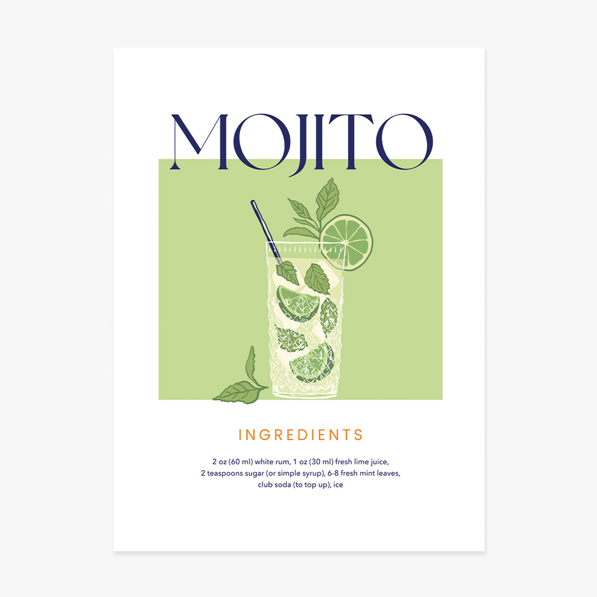 Plakat „Mojito”