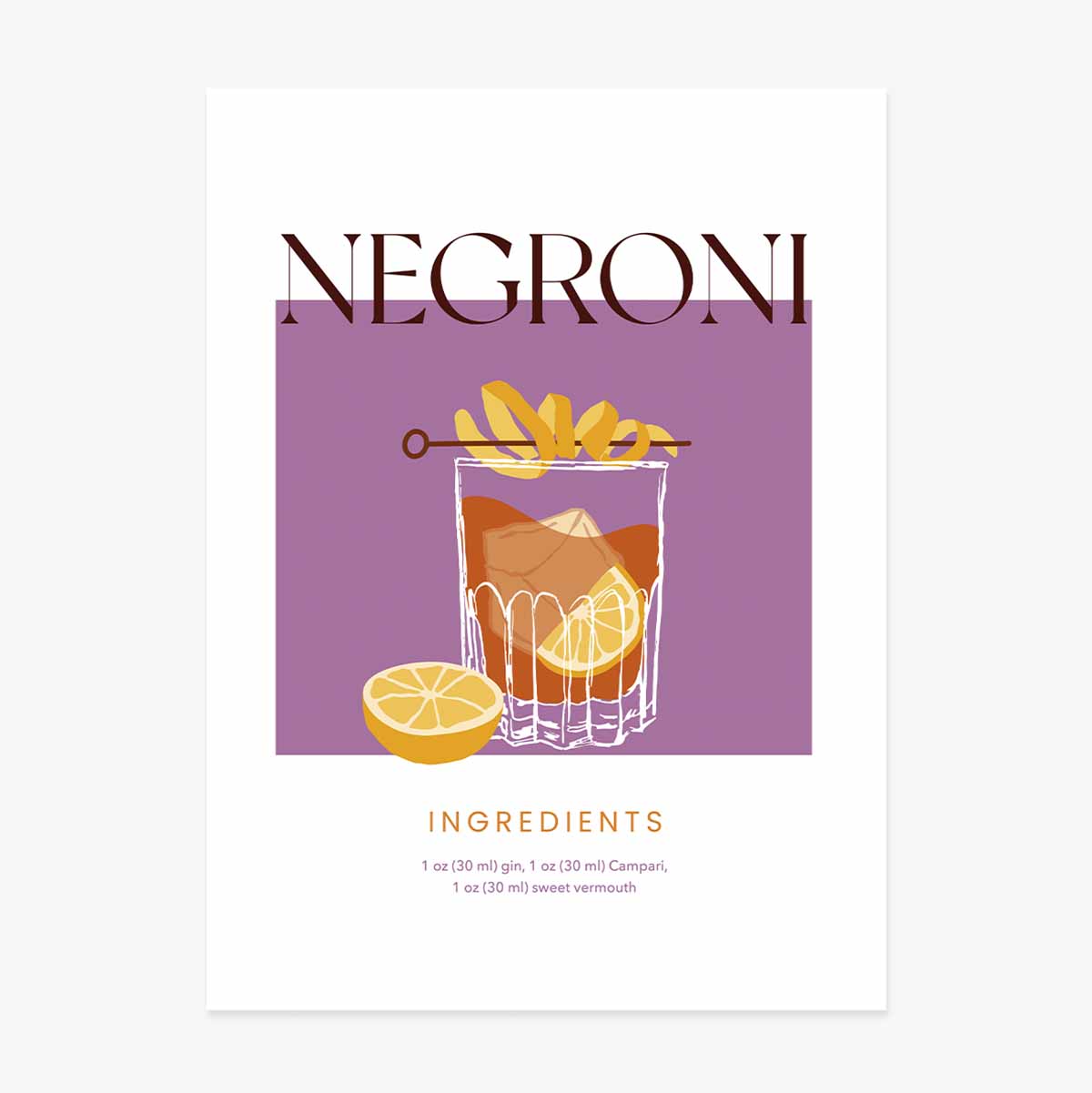 Plakat Negroni