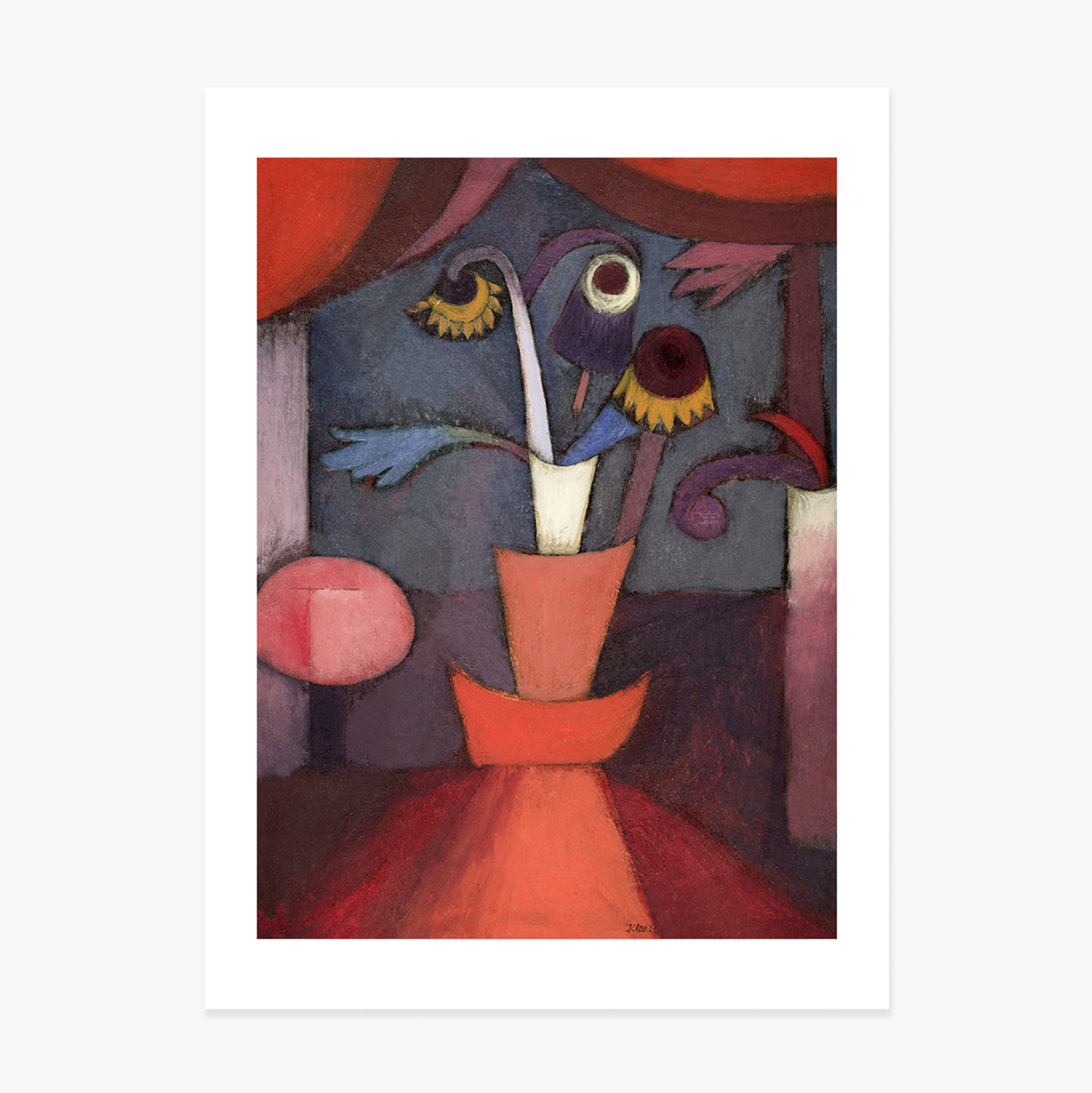 Plakat Paula Klee, „Jesienny kwiat”, 1922 r.