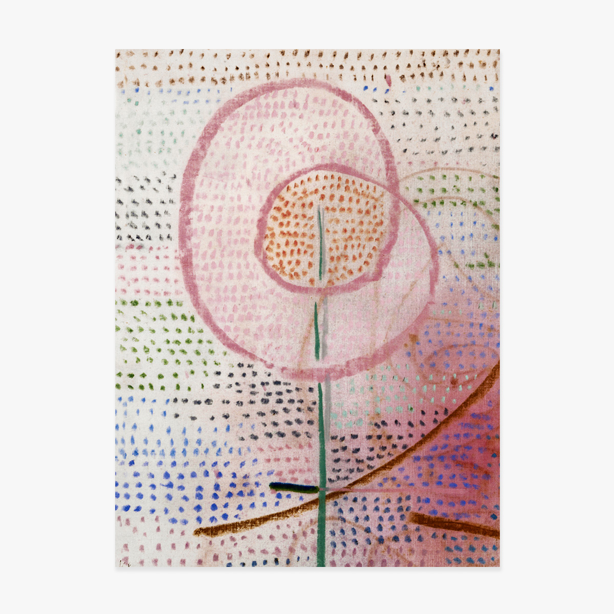 Plakat Paula Klee, „Blossoming”, 1934 r.