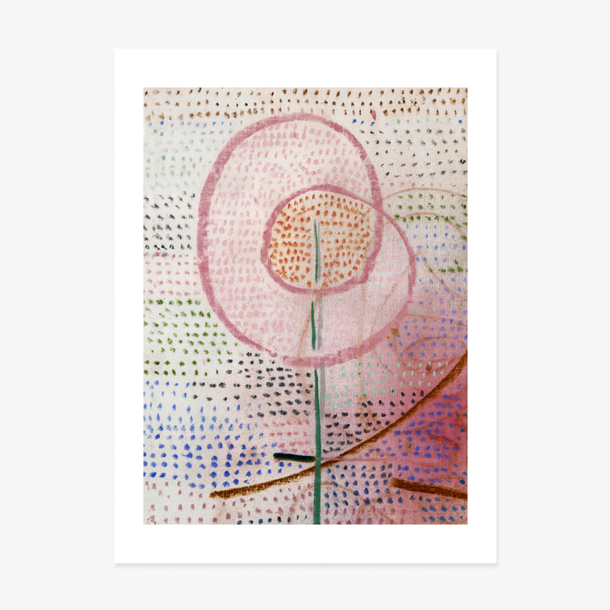 Plakat Paula Klee, „Blossoming”, 1934 r.
