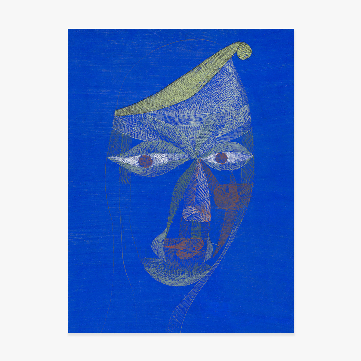 Plakat Paula Klee, „Portret Orientala”, 1924 r.