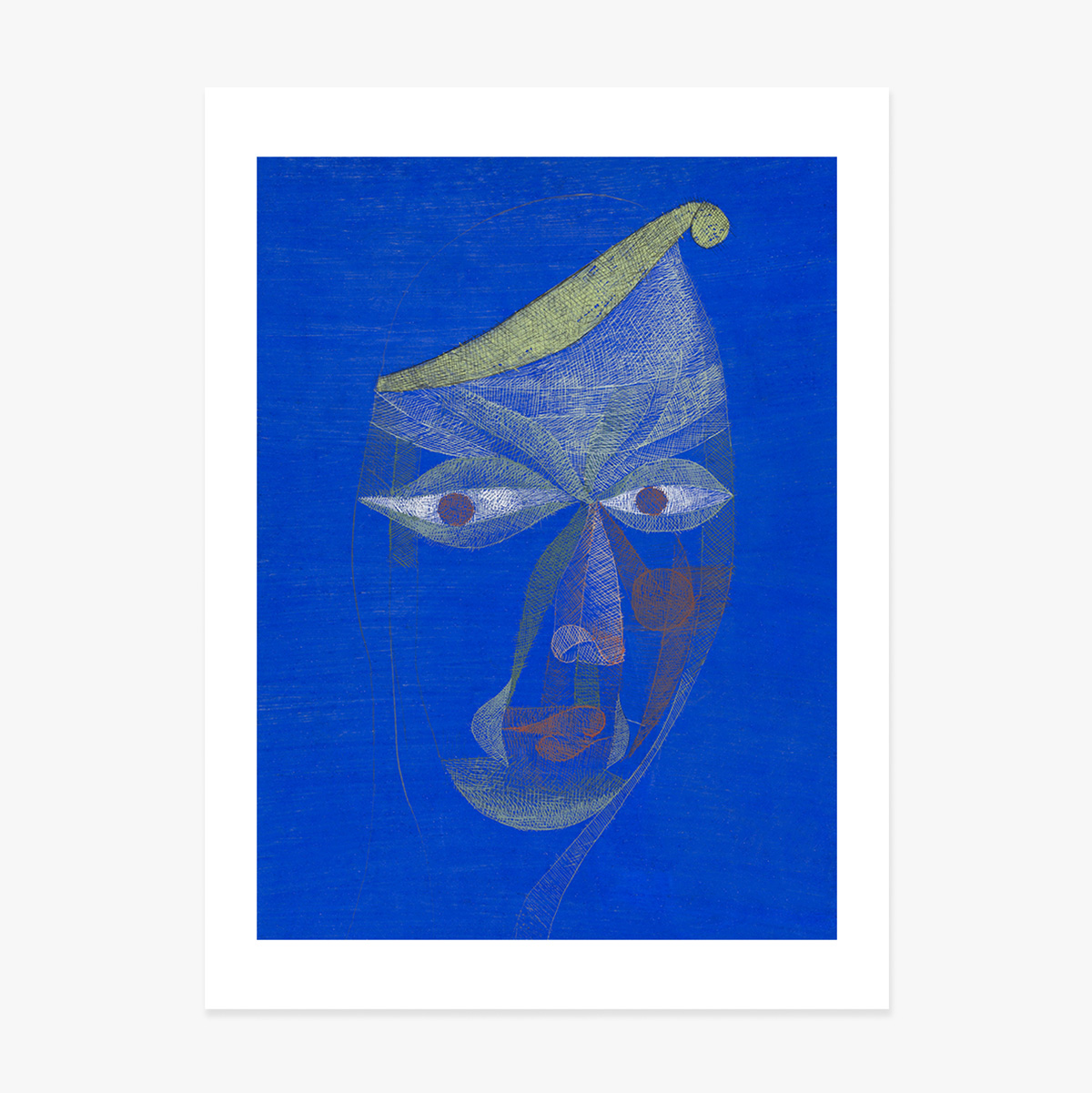Plakat Paula Klee, „Portret Orientala”, 1924 r.