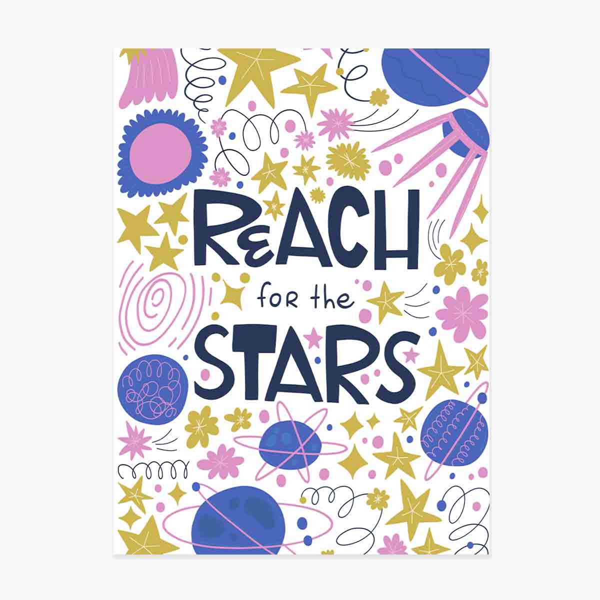 Plakat „Reach for the stars”