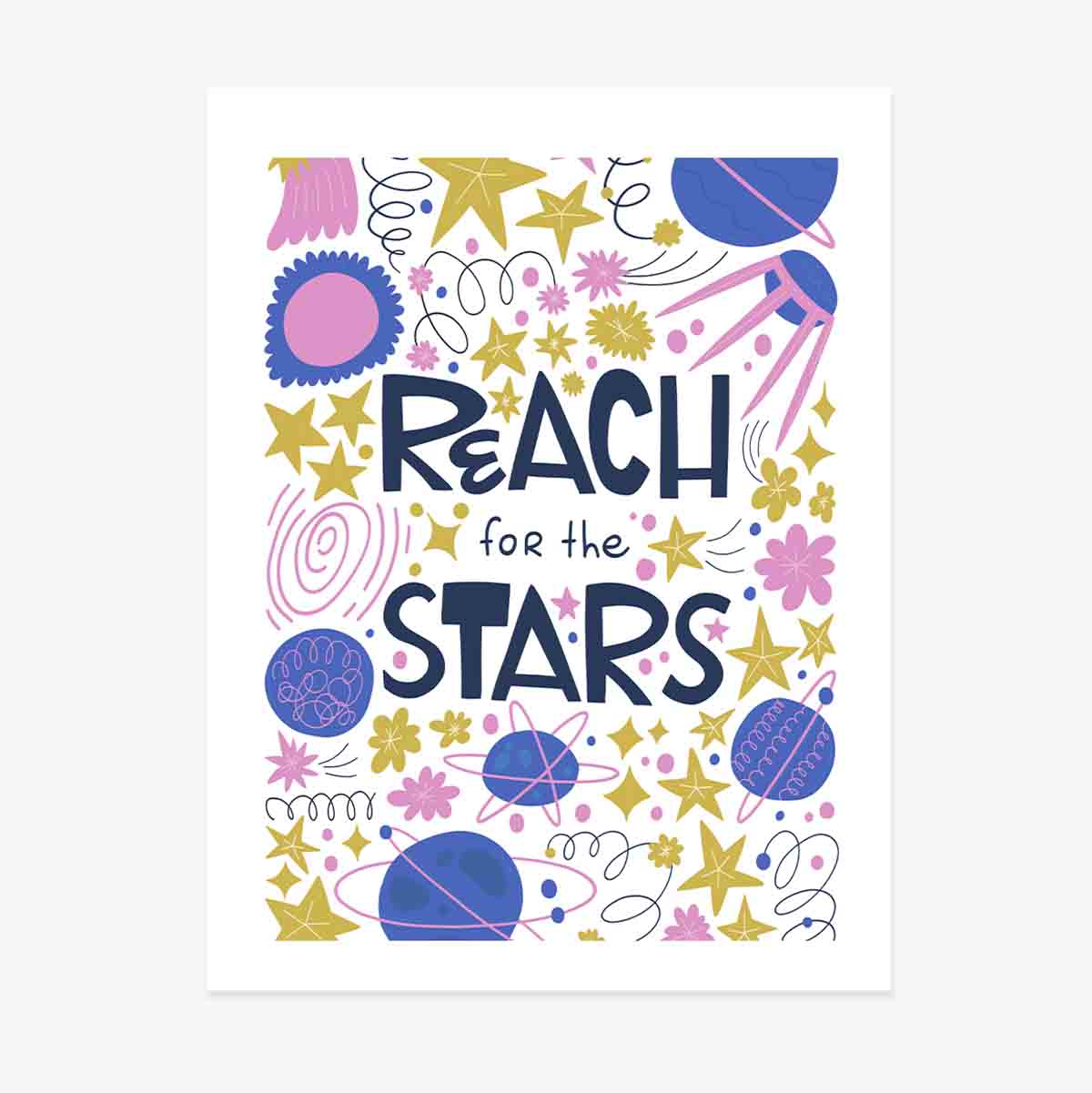 Plakat „Reach for the stars”