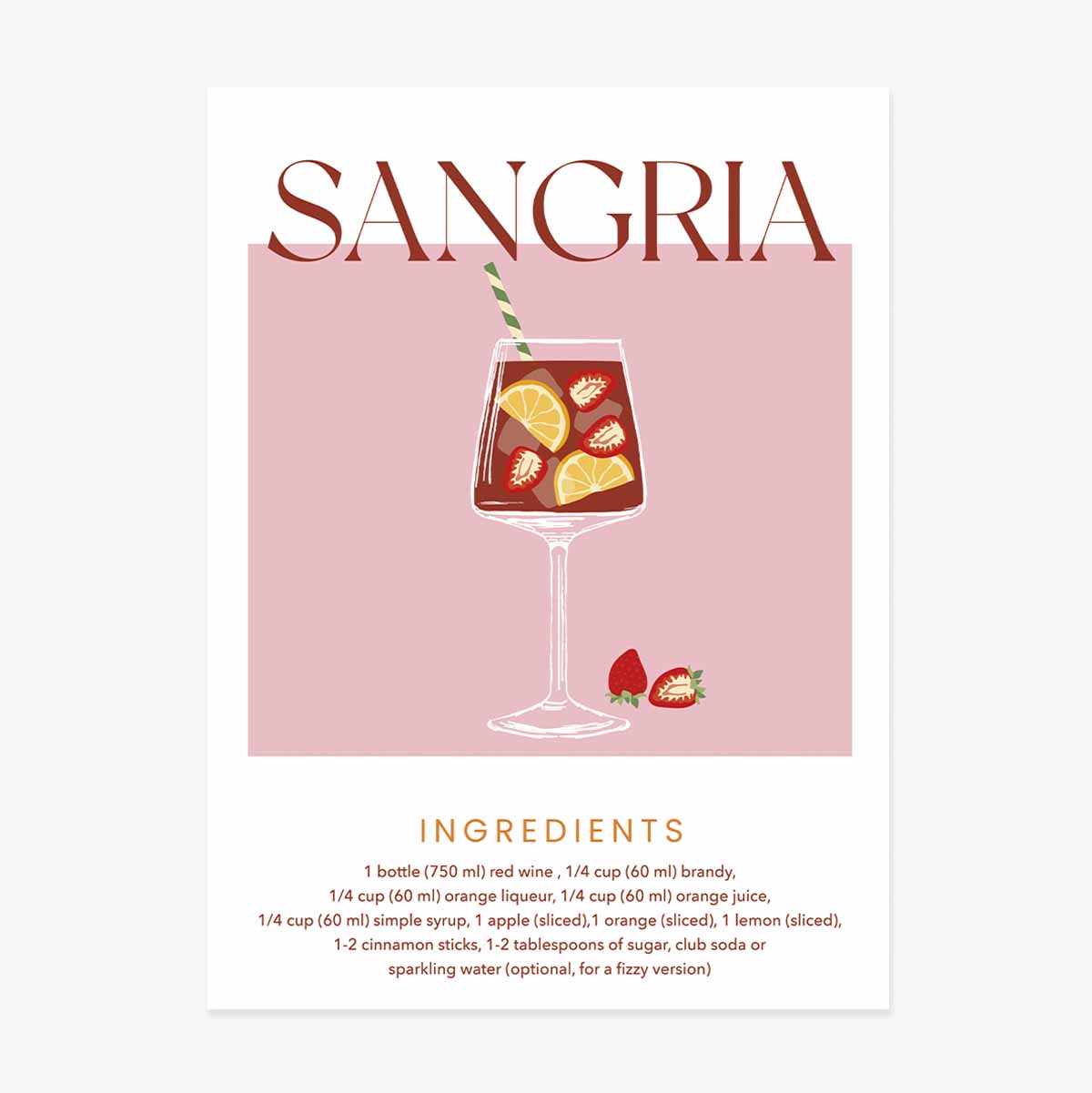 Plakat „Sangria”