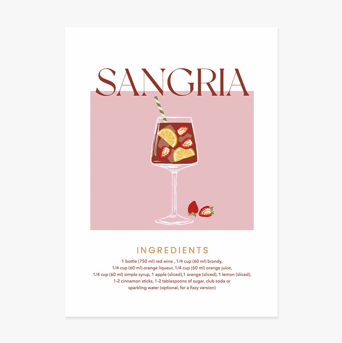 Plakat „Sangria”