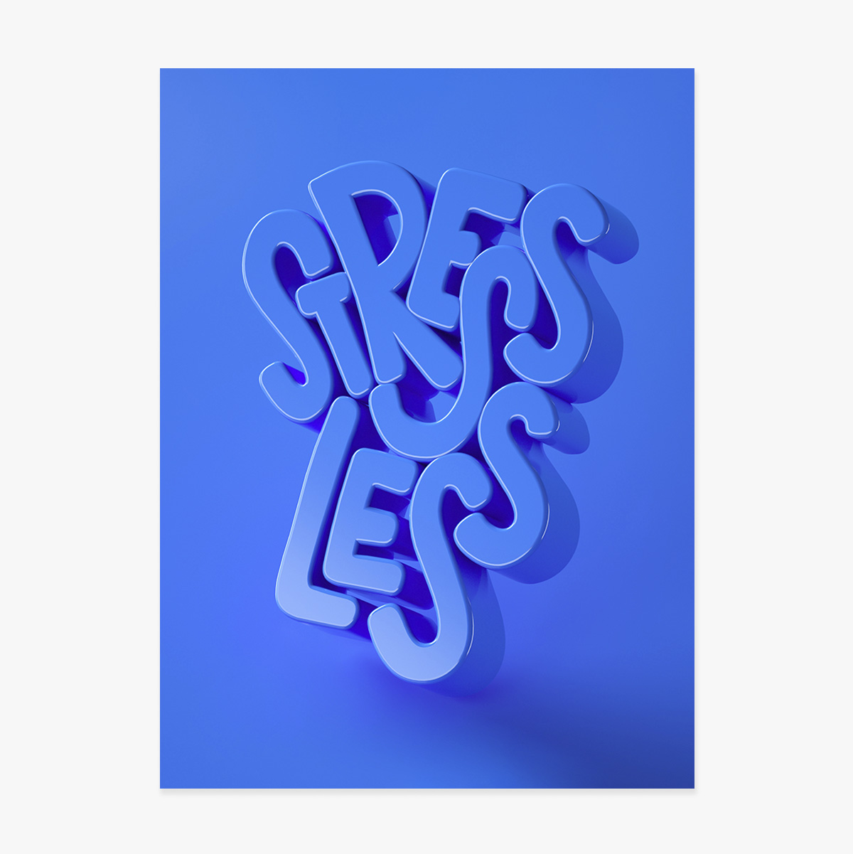 Plakat „Stress Less”