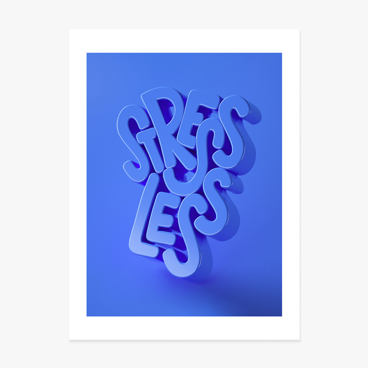 Plakat „Stress Less”