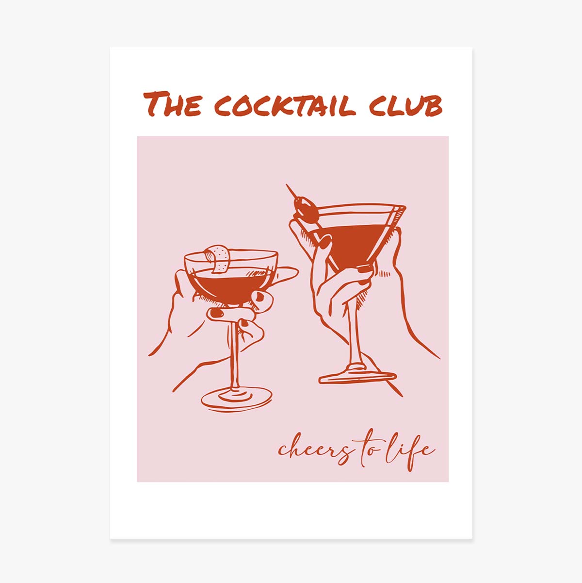 Plakat „The Cocktail Club”
