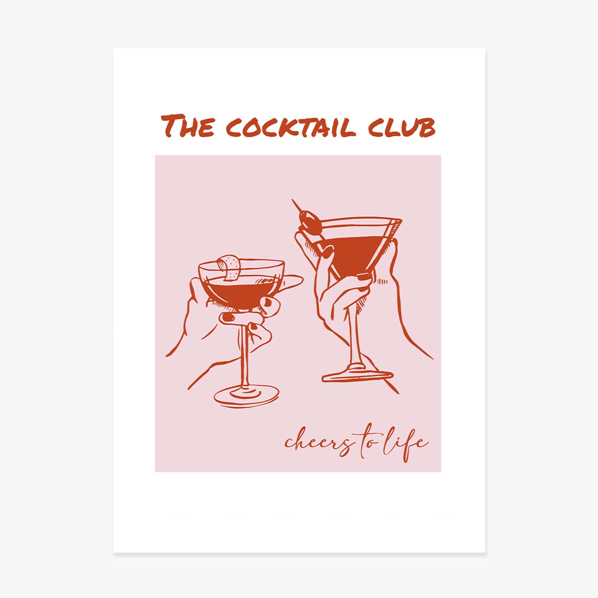 Plakat „The Cocktail Club”